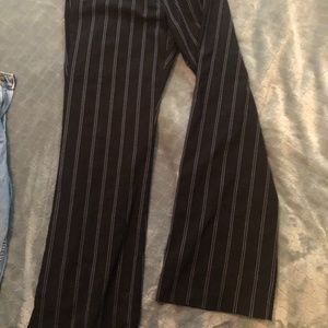 BLACK Pin Stripe Dress Pants